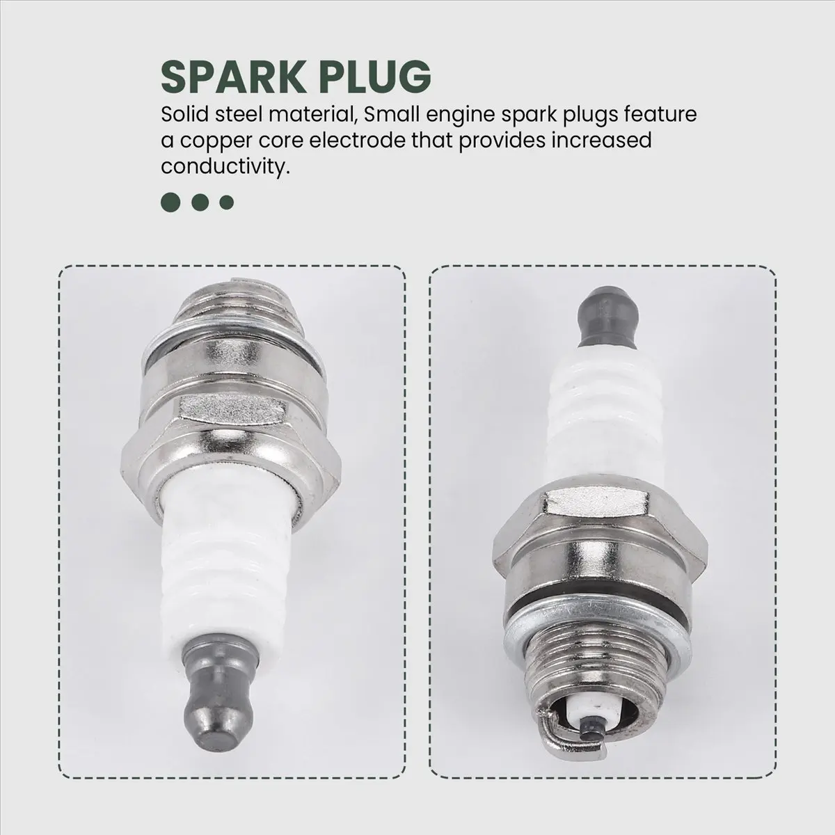 

(CNIM) 10 шт. свечей зажигания L7T для триммеров, воздуходувок, бензопил, кусторезов, газонокосилок