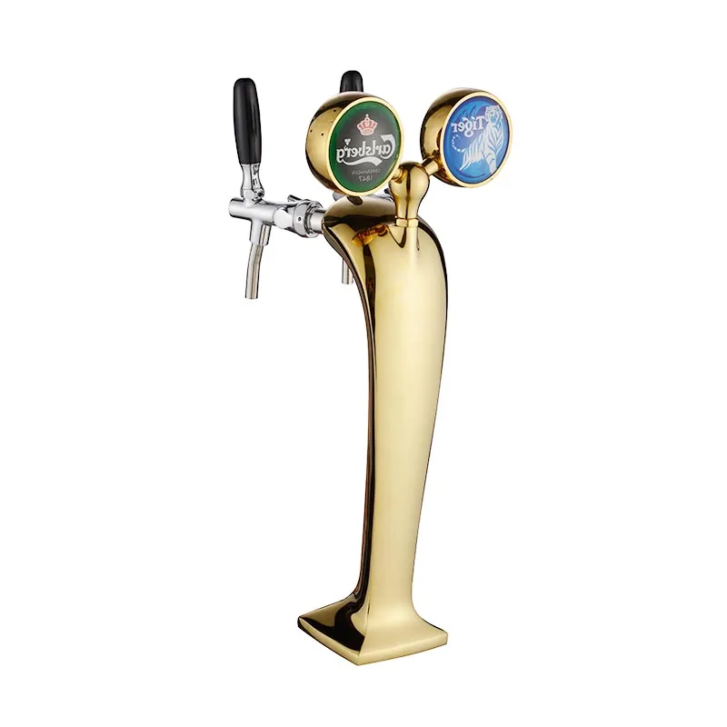 

Drink Kegerator Font Beer Dispenser Two Tap Draft Beer Tower