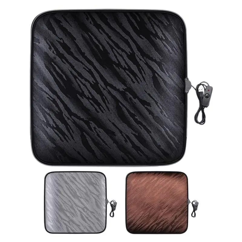 

Electric Heating Pad USB Winter Thermal Chair Warmer Winter Warm Mat Bed Square Cushion Office Chair Seat Sitting Cushion