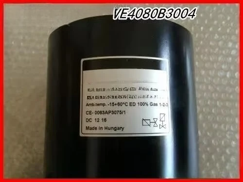 Gas Solenoid Shutoff Valve VE4080B3004, DN80 Flanged Safety Valve for Industrial Gas Burner Boiler Replacement Spare Part