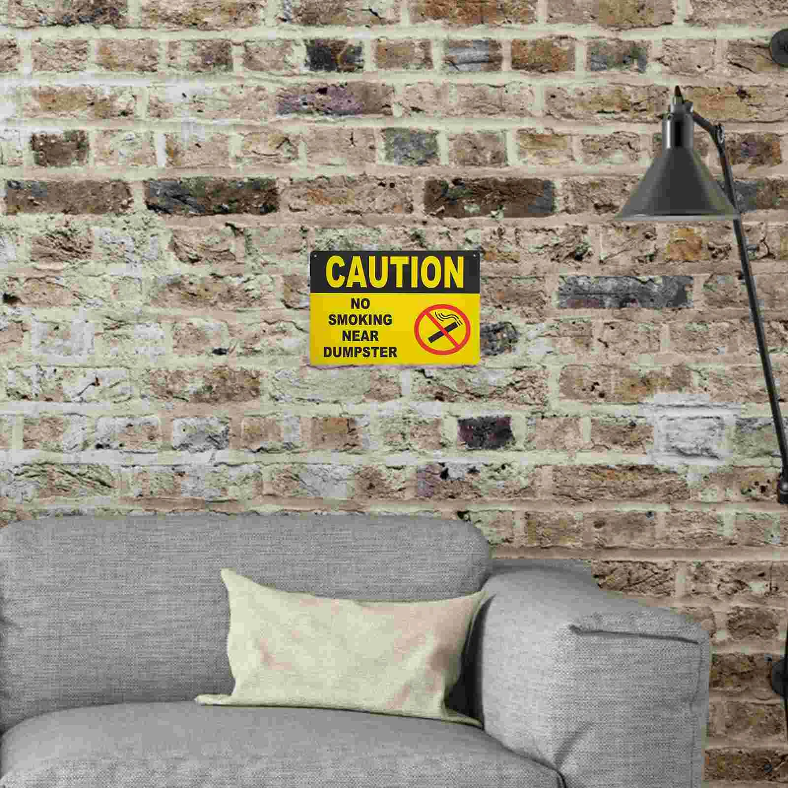 Signs Home Decoration No Smoking Wall Warning Board Household Road Boards for Outdoor Child