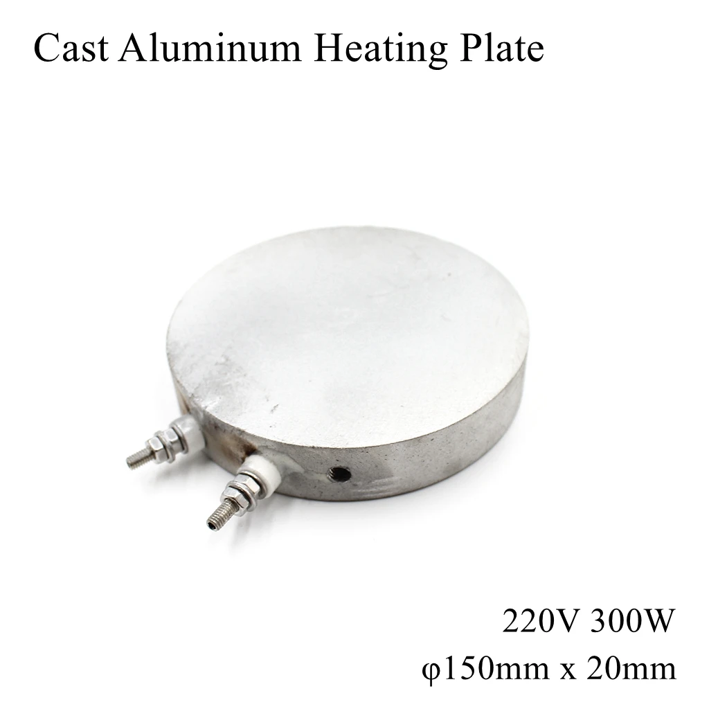 Dia 150mm Cast Aluminum Heating Plate High Temperature Round Circle Electric Band Heater Pad Press Machine Extruder Laminator