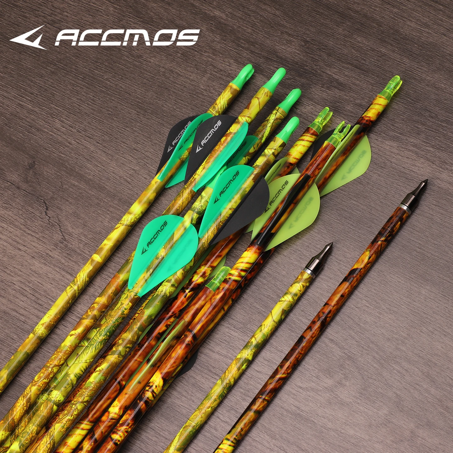 Crossbow Bolts Camo Mixed Carbon Arrows Shaft 22 23 24 25 26 27 28 29 30 Inch Spine500 ID6.2mm Field Archery Hunting Shooting
