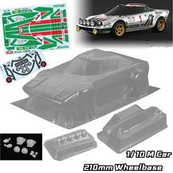 1/10 RC Stratos HF M car PC Rally body shell 210mm interasse con paralume clean RC body shell per RC TAMIYA CARTEN M car