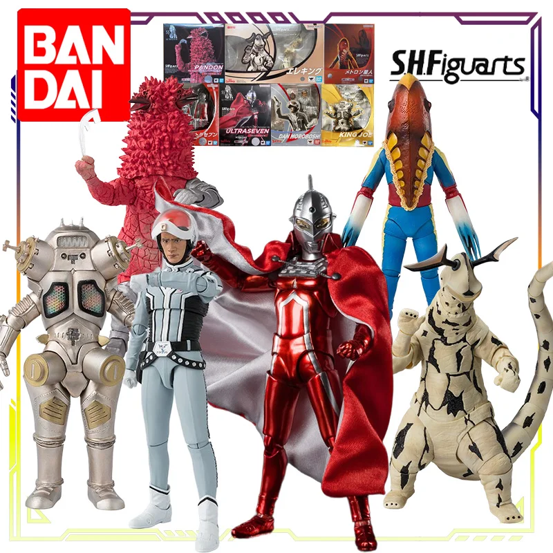 

Bandai Original S.H.Figuarts Ultraman Seven Series Stars and Groups\Ponton\Meteron People Фигурка Модель Игрушки Подарки для мальчиков