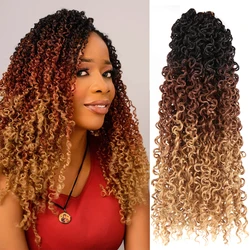 Dansama Bohemian Passion Twist-Cabello preretorcido Yanky Twist Croceht, cabello preondulado de primavera con trenzas sintéticas