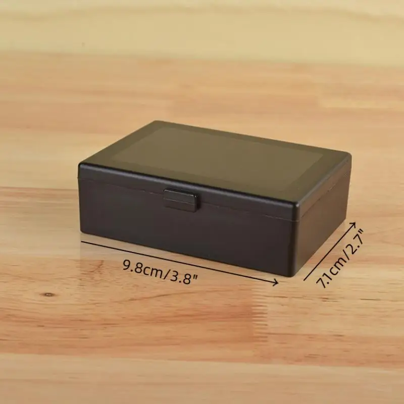 New Transparent Plastic Storage Box Photocards Small Card Storage Box Desk Organizer Box Classification Box Stationery