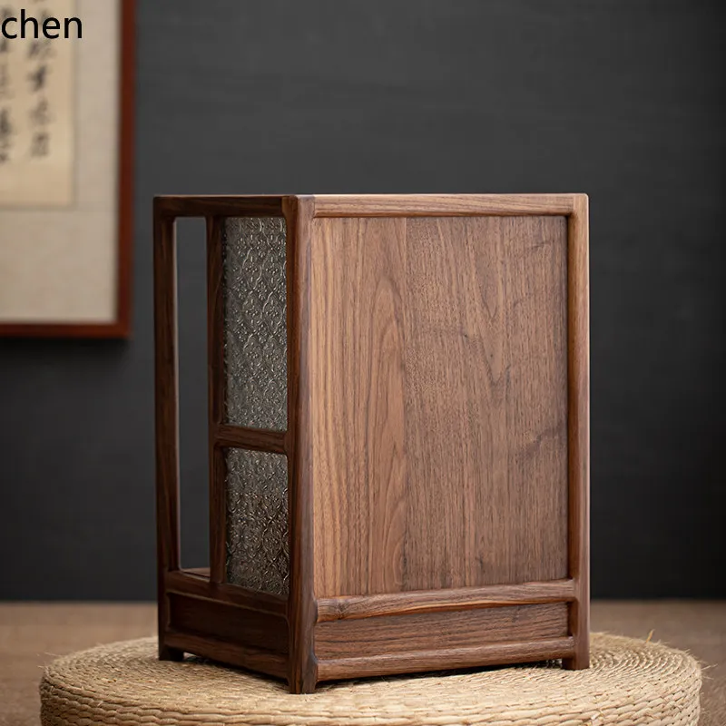Cz walnut wood buddhist shrine home altar offering table buddha cabinet offering table god of wealth   statue offering table