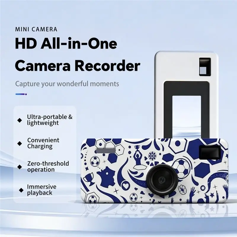H1 1MP Compact Digital Camera,1080P Full HD Video, Point And Shoot, Digicam, Travel And Family Photos