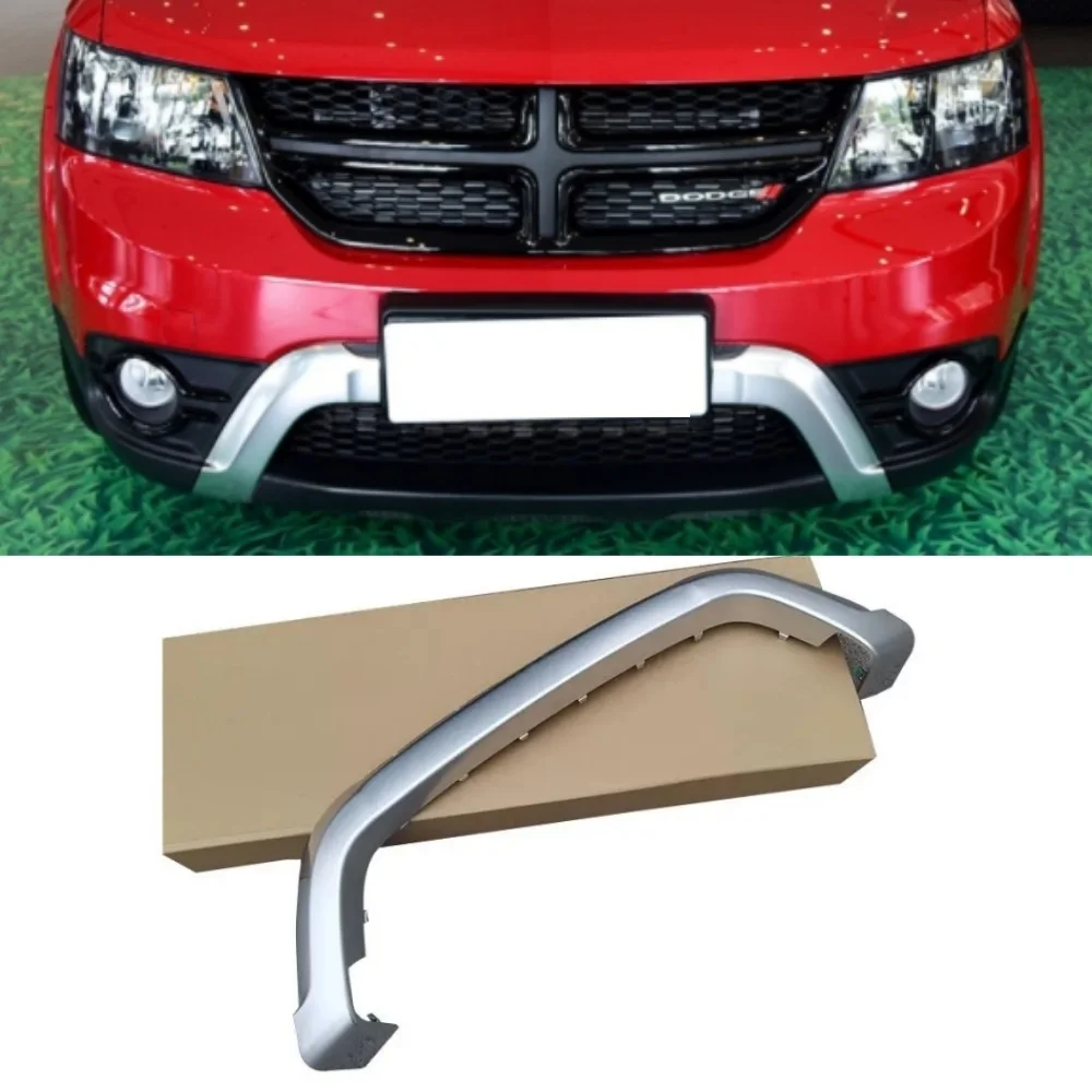 Front bumper chrome decorative strip For DODGE JOURNEY 2014-2017 OEM 68223776AA