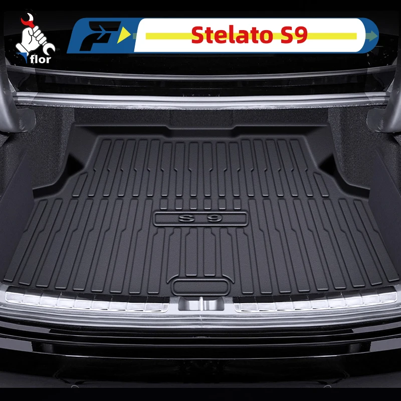 

For Stelato‌ S9 Ultra25 2024-2025 TPE Car Trunk Mat Custom Fit Trunk Liner All Season Cargo Mat Trunk Protection Mat Waterproof