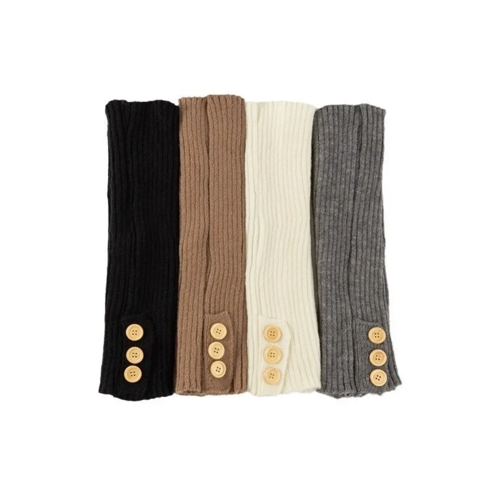 جديد بلون تدفئة الساق سميكة زر الأوسط جوارب أنبوبية Harajuku منتصف العجل جورب المرأة #4