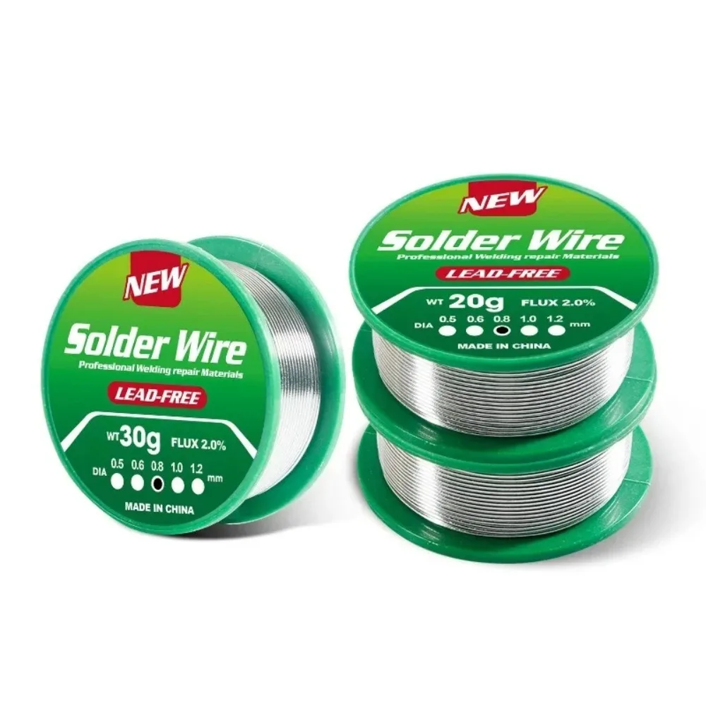Lead-free High Purity Solder Wire Tin Sn99.3 Cu0.7 Low Melting Solder Wire 0.5mm 0.6mm 0.8mm 1.0mm for Electronic Repair