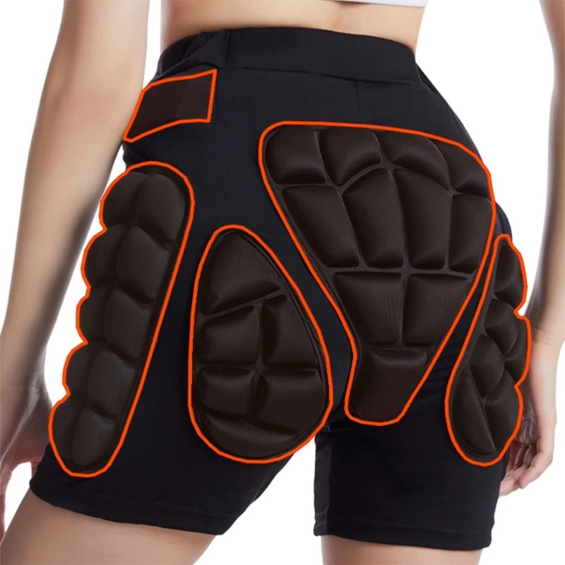 Snowboard Butt Padded Shorts 3D Protections Impact Shorts for Skate Skiing