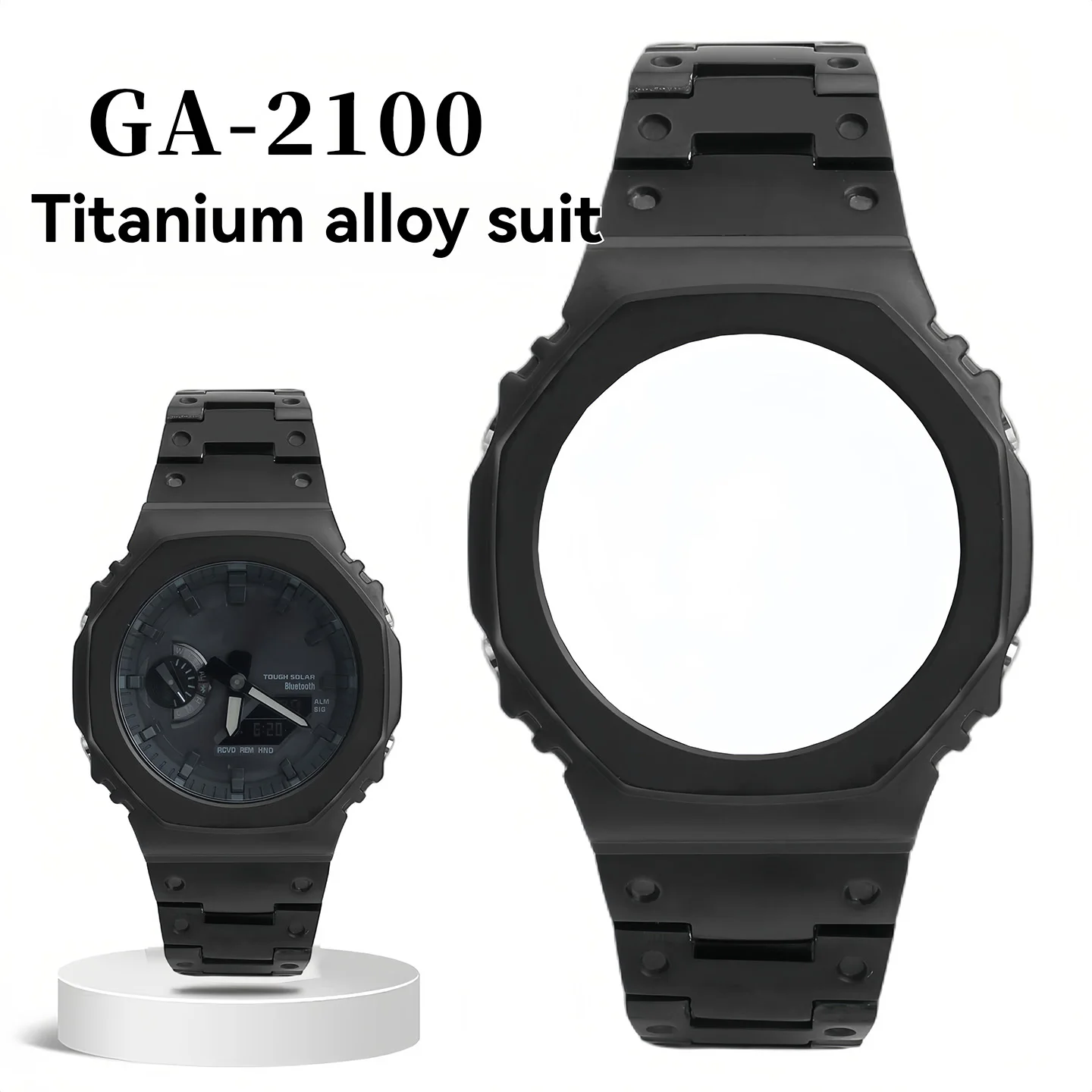 

GA-2110: Титановый корпус и ремешок для Casio G-SHOCK с дизайном «Farmhouse Oak» — прочные и стильные запасные части для часов.