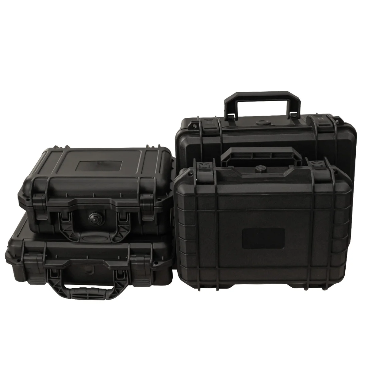 Waterproof Hard Toolbox Safety Protector Box Portable Organizer Hardware Storage Case Impact Resistant Instrument Box W/ Sponge