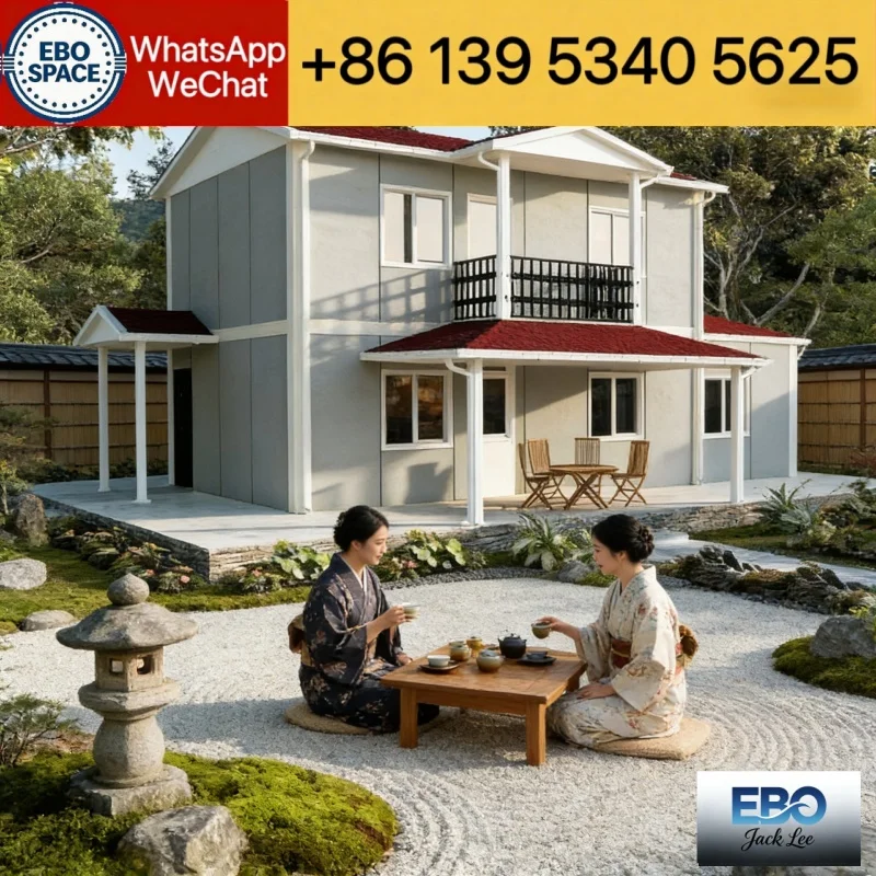 40ft Expandable Box Mobile House Folding House Made in China Mini Cabin Vacation Home Expandable Box House