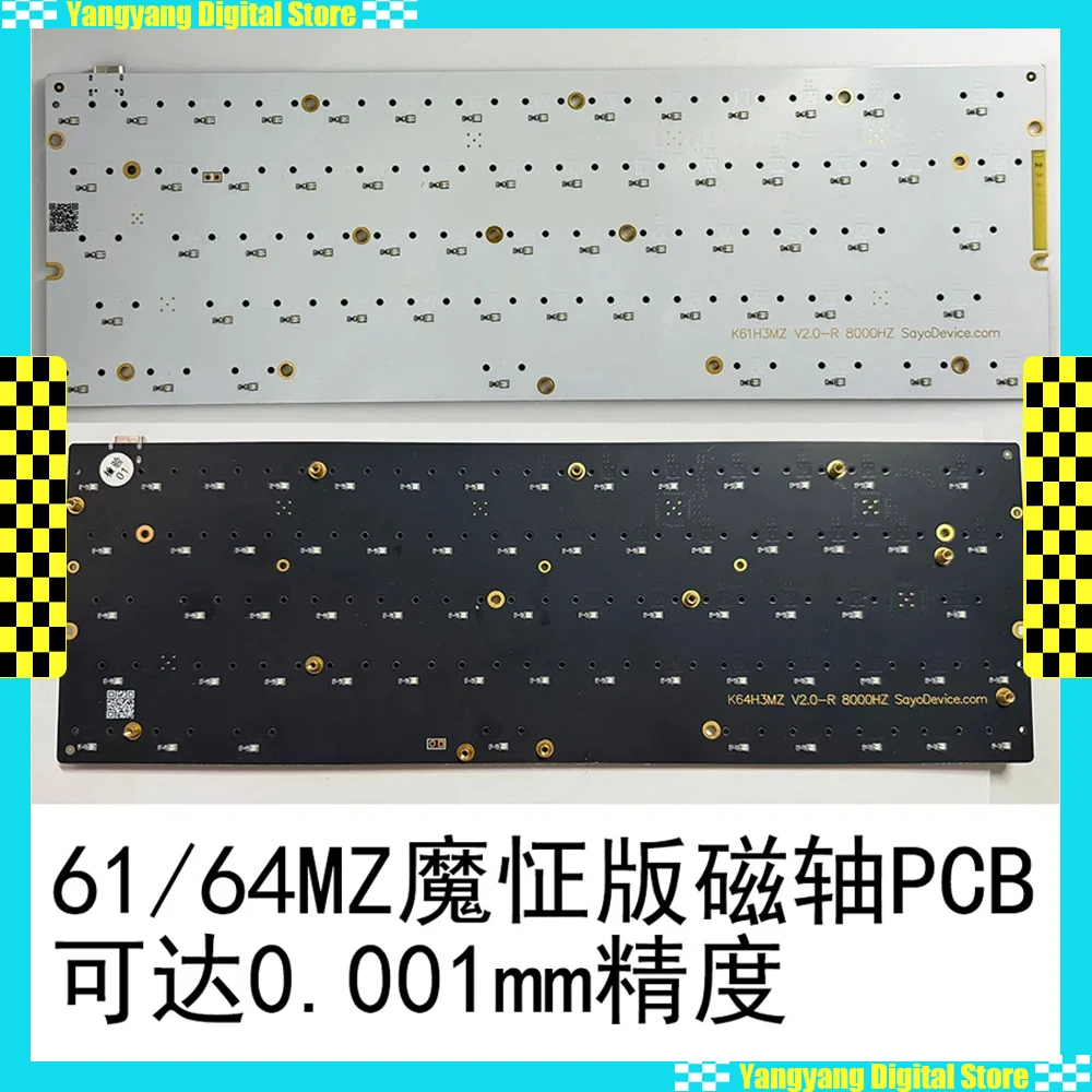 

K61H3MZ K64H3MZ Magnetic Switch Keyboard PCB Keyboard Motherboard RT0.001 Up and down light positions Keyboard Kit Accessories