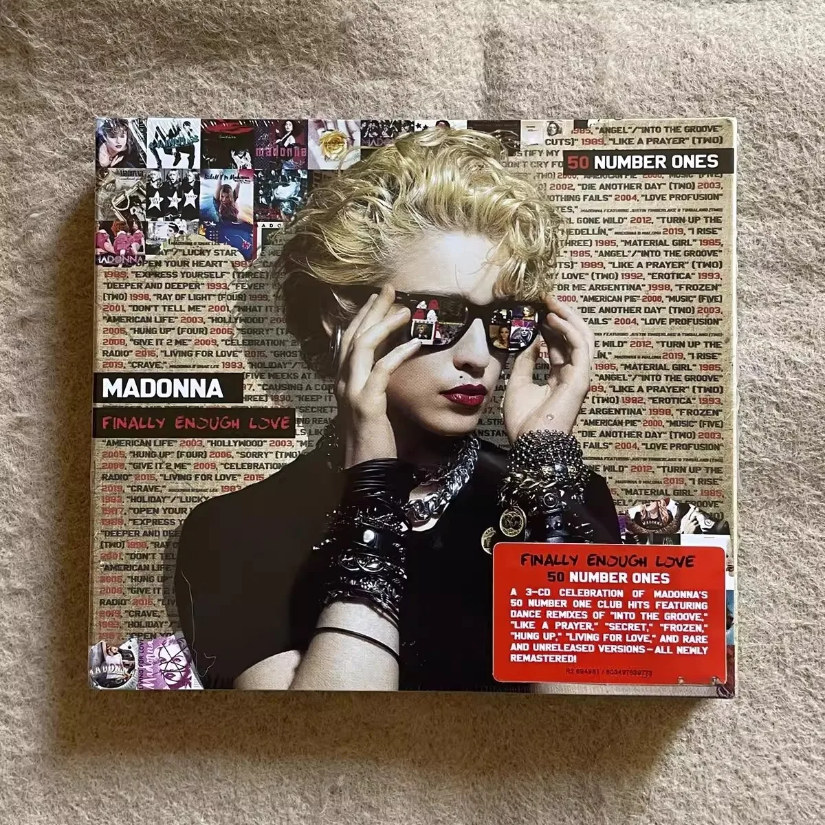 Madonna - Finally Enough Love - 50 Number Ones - Álbum de Música Pop en 3CD - Recién Remasterizado con Exclusivas Remixes de Club