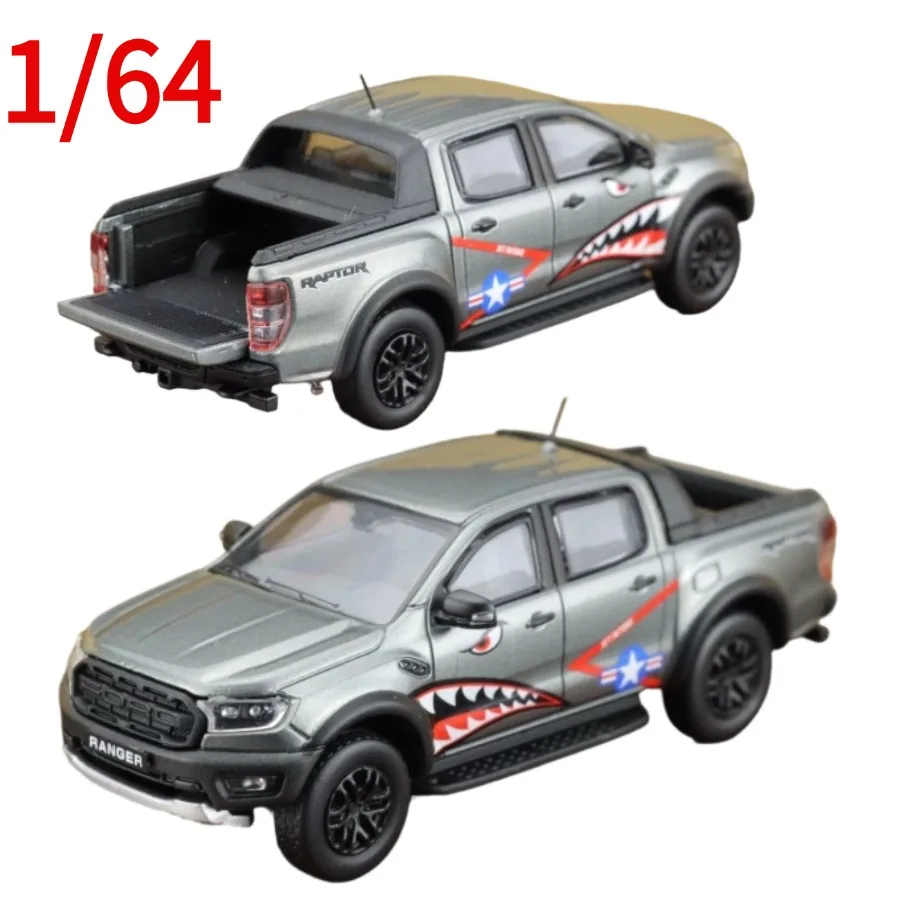

Коллекционная модель автомобиля Ford Ranger Raptor (пикап) MK Diecast 1:64, игрушечная машинка для мальчиков, подарок