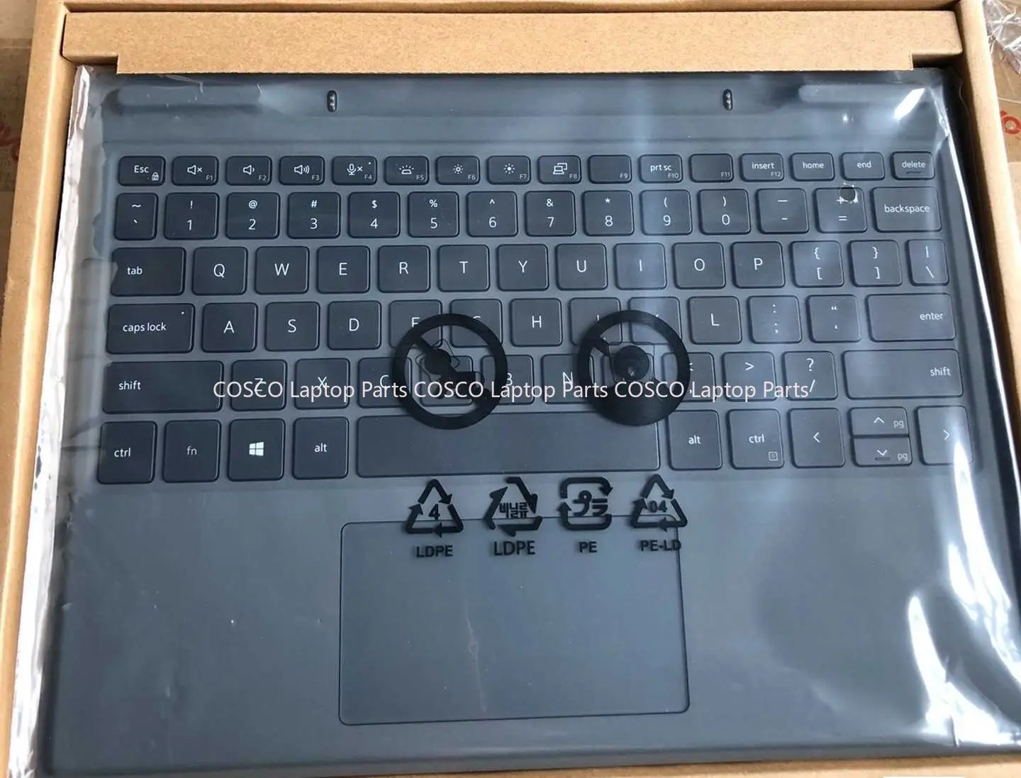Original US English Keyboard Touchpad Palmrest for DELL Latitude 7320 Detachable Travel K19M K19M001 USA Replacement Key