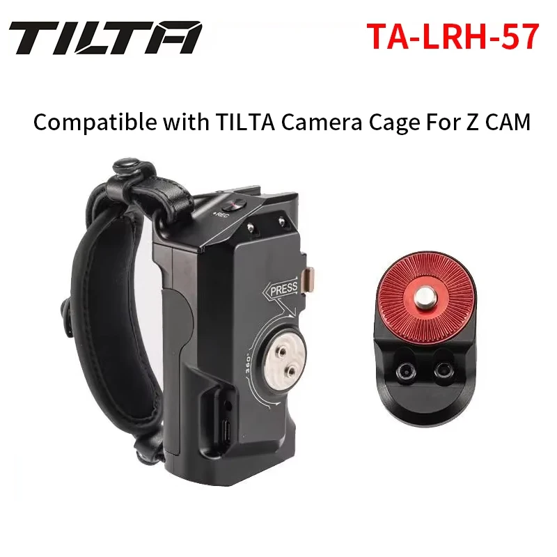 TILTA TA-LRH-57 with R/S F570 Battery Black / Gary Professional Left Side Advanced Power Handle for TILTAING A7S3 A7 Cage