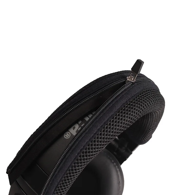 Kopfhörer-Kopfbügelabdeckung für Audio-Technica ATH-M50X Kopfhörer, Kopfbügel-Schutzhülle aus gestricktem Stoff mit Reißverschluss, hochwertiges Tragegefühl – Detail 6