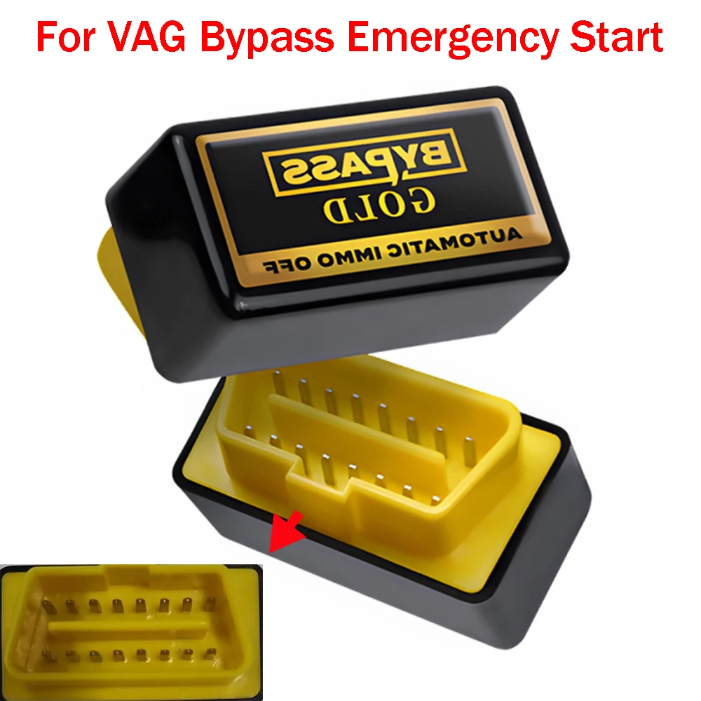 IMMO Bypass Emergency Start For VW VAG  EDC15 EDC16 ME7 Start Device Plug OBD2 Automatic Immo Car Repair Essential Tool