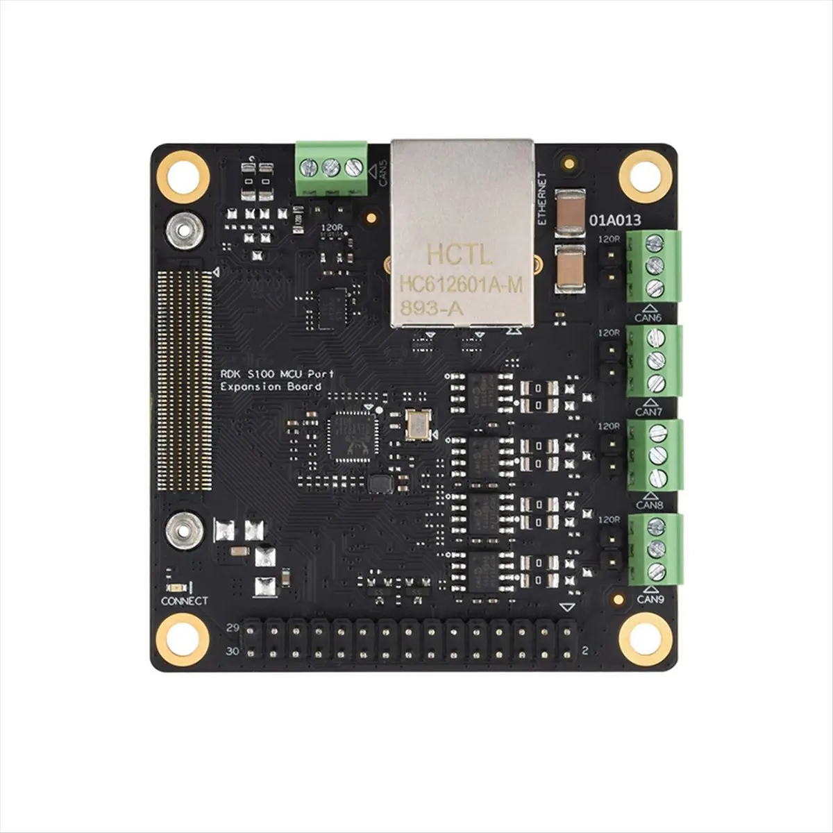 【♮•▲Today-Only!】RDK S100 MCU Port Expansion Board MCU Interface Expansion Board Gigabit Network Port, CAN GPIO, 30PIN, IMU