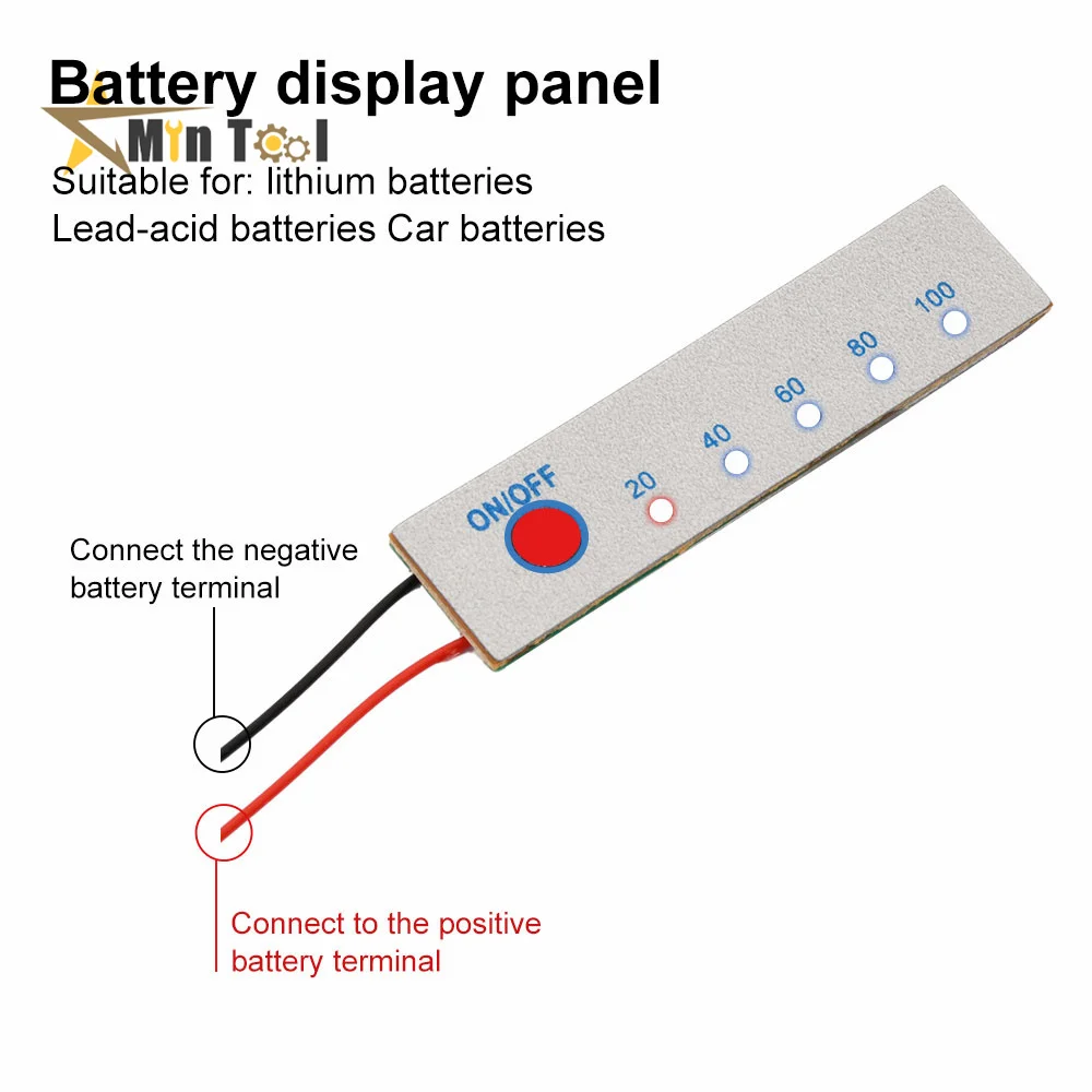 

1S3.7/4.2V/3S11.1V/12.6V/4S16.8V Single Lithium Battery Capacity Indicator Module Electric Vehicle Battery Power Tester