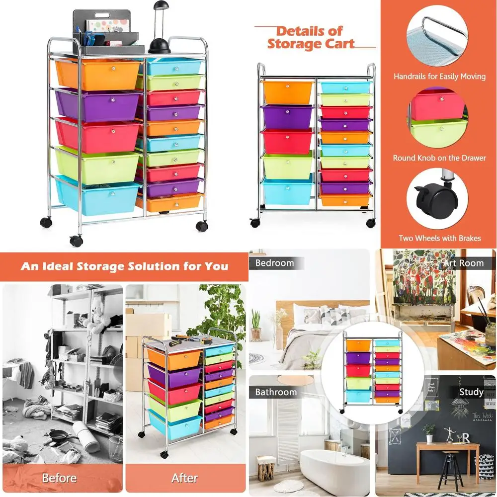 15-Drawer Rolling S…