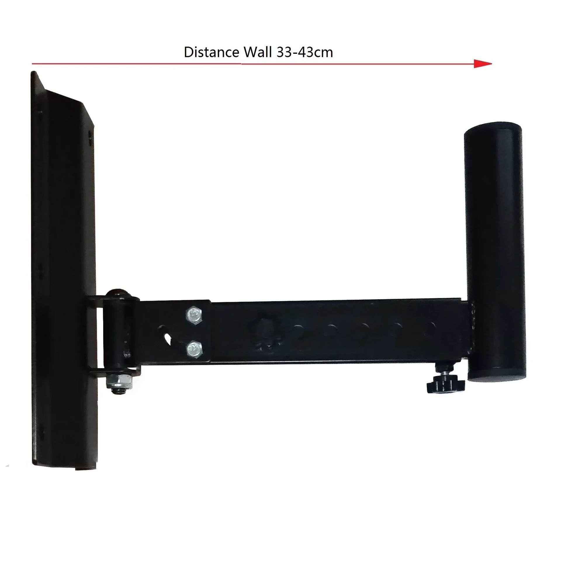 2 pieces Speaker Wall Mounts Brackets Professional Adjustable All Metal Stands Audio telescopic wall mounting accessories