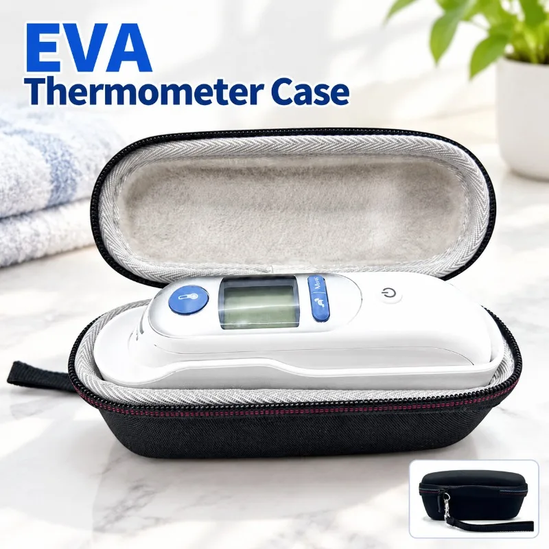 EVA Protective Pouch Fitting Braun Aurine Thermometer Electronic Temperature Gauge Secure Container Anti-collision Transit