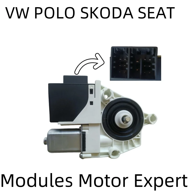 NEW V-VW CAR WINDOW MOTOR Polo Transporter Campmobile Roomster Fabia 2006-2010 6Y1959801A 6Y1959802A 6Y2959801A 6Y2959802A