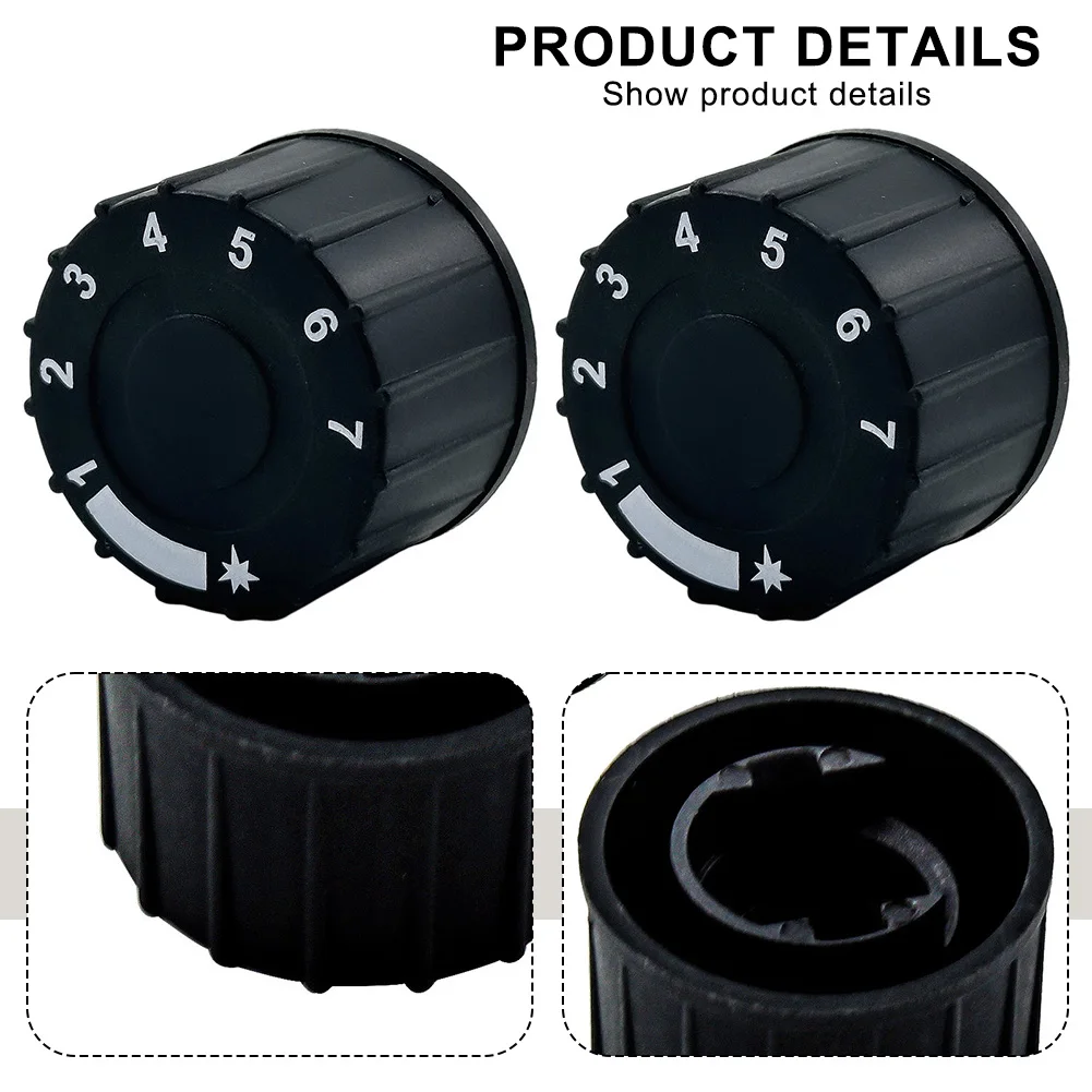 Replacement Thermostat Knob Pair for MINISIT 710 Gas Control Valves Used in Standard Residential Installations