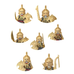 Single Medieval Movie Noldo elves warrior shield Figures accessories Building Blocks toys children Series Manual gifts KT1032