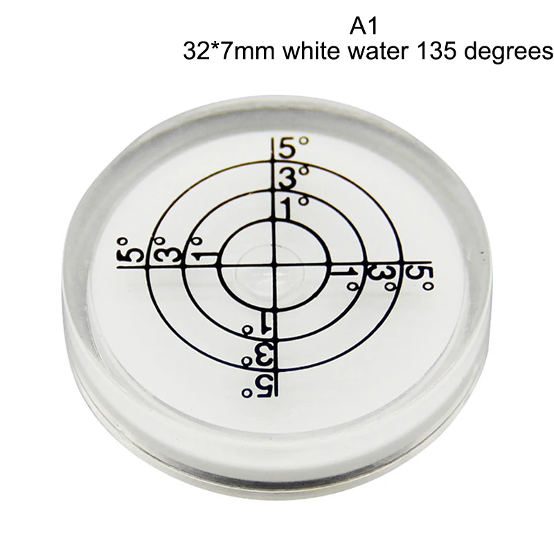 1/3 pz livella a bolla orizzontale ad alta precisione ambientale Bulls Eye livella a bolla rotonda Mini Kit di misurazione circolare