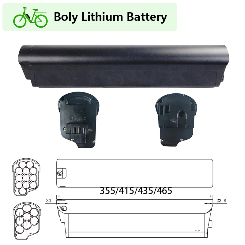 

36V 48V Integrated Battery 14.5Ah 17.5Ah 20Ah 522Wh 720Wh for Eskute Netuno Plus and Polluno Pro Ebikes Akku Replacement