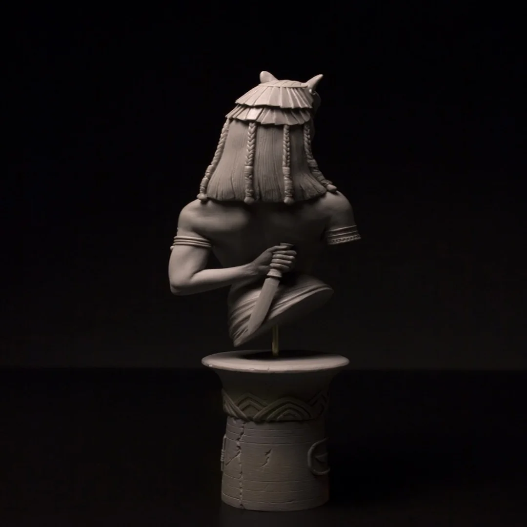 Cleopatra Bust Modelling 1/10 Scale resin model assembly kit unpainted and unassembled sculpture toy
