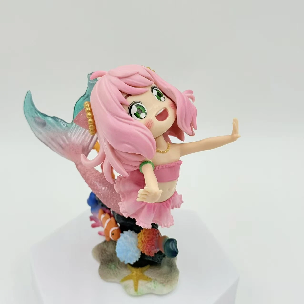 

Collection Anime Figures Anya Doll PVC Mermaid Anya Model Pink Girl Action Figures Toys for Kids Gift Christmas Decoration