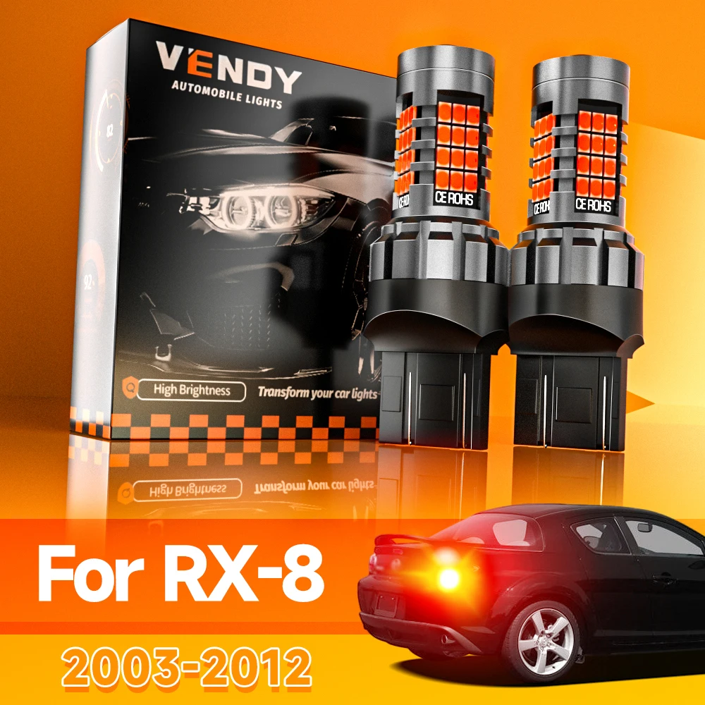 2pcs For Mazda RX-8 RX 8 RX8 SE FE 2003-2012 LED Brake Light 2004 2005 2006 2007 2008 2009 2010 2011 Canbus Accessories