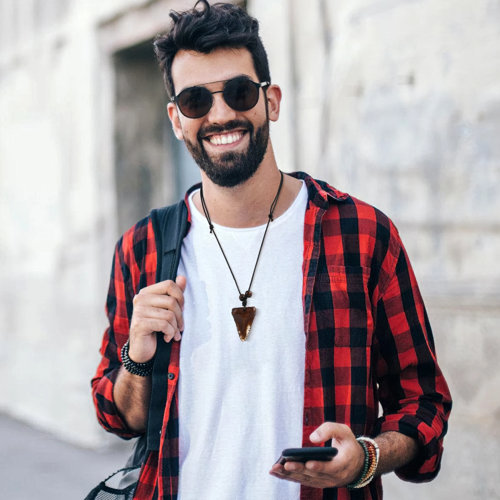 

Fashionable Men Necklace Pendant Cool Neck Chain Personalized Jewelry Accessories