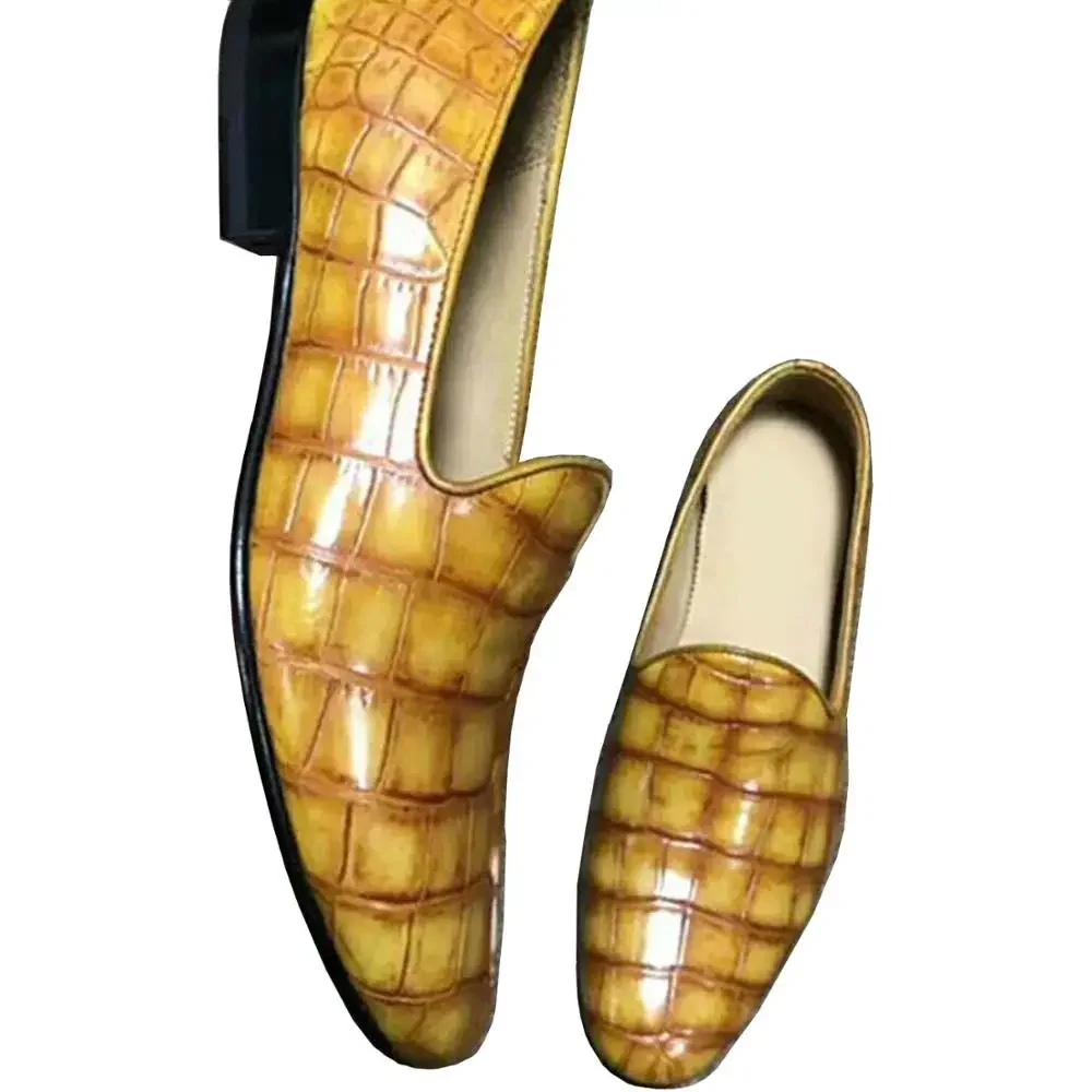 

xinepiju/Новое поступление, мужская обувь из крокодиловой кожи для отдыха