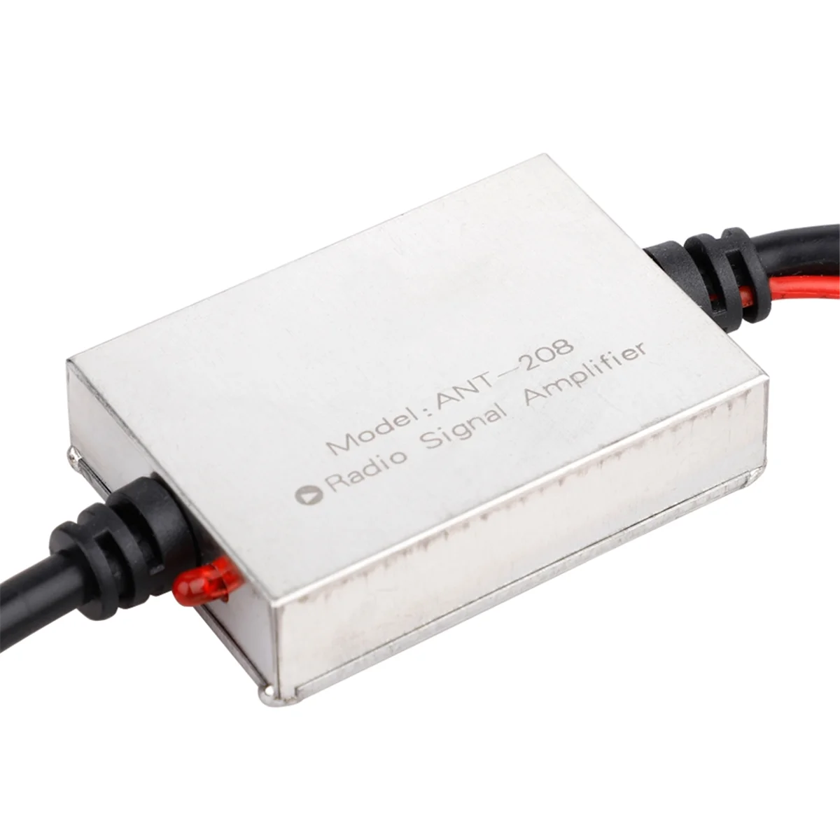 เครื่องขยายสัญญาณ FM ป้องกันการรบกวนโลหะเสาอากาศรถยนต์วิทยุ Universal Auto FM Booster Amp อะไหล่รถยนต์