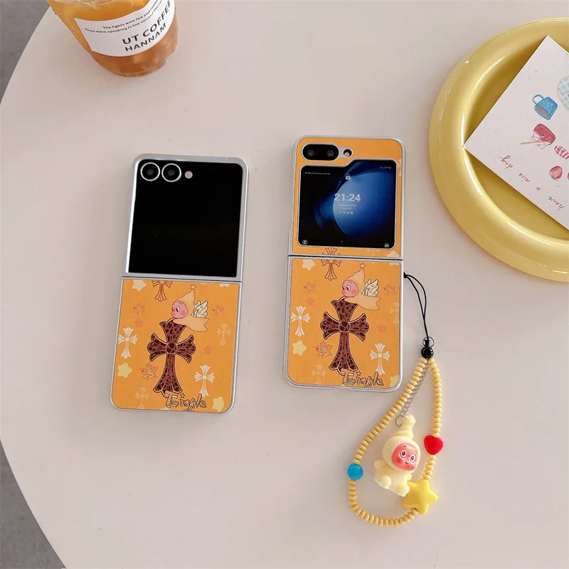 

Cute Angel Star Baby for Samsung Galaxy Z Flip 7 6 5 4 Protective Back Cover for ZFlip5 ZFlip6 ZFlip7 Case Shell