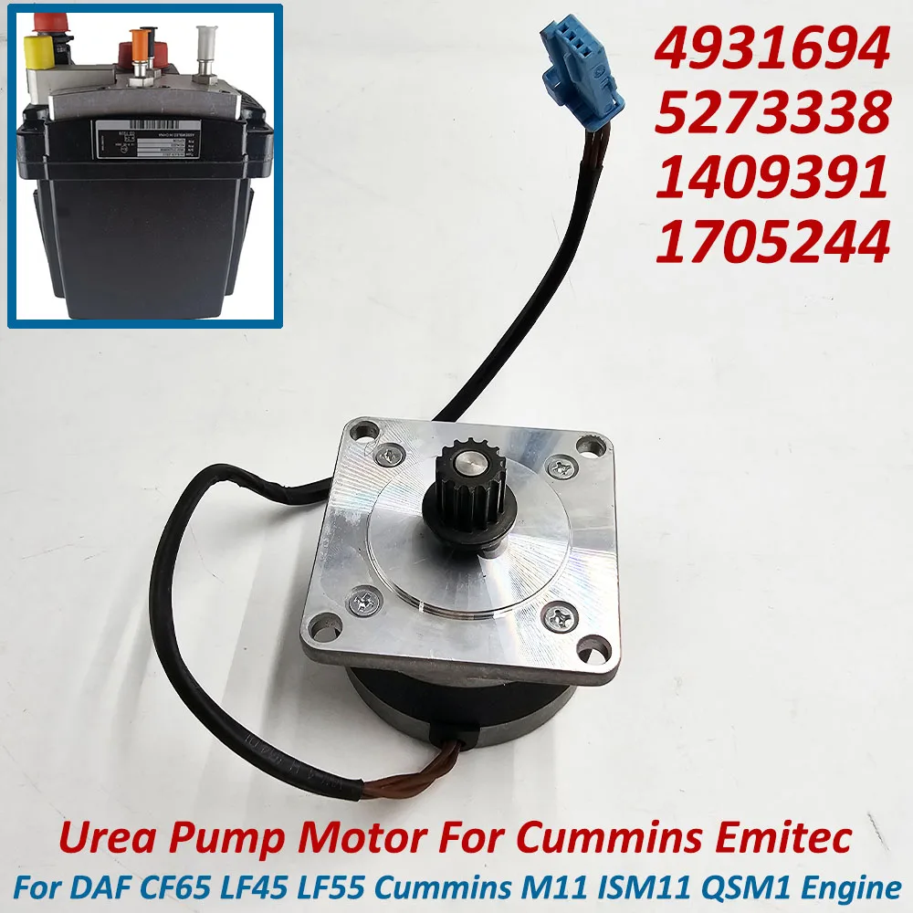 

Urea Pump Motor for Cummins Emitec For DAF CF65 LF45 LF55 Cummins M11 ISM11 QSM1 Engine OEM 4931694 5273338 1705244 1409391