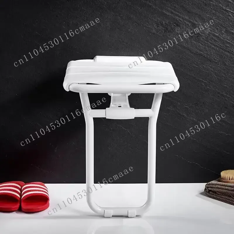 

Совершенно новая настенная скамейка для ванны, пластиковая скамейка для ванной комнаты из нержавеющей стали, настенная складная скамейка