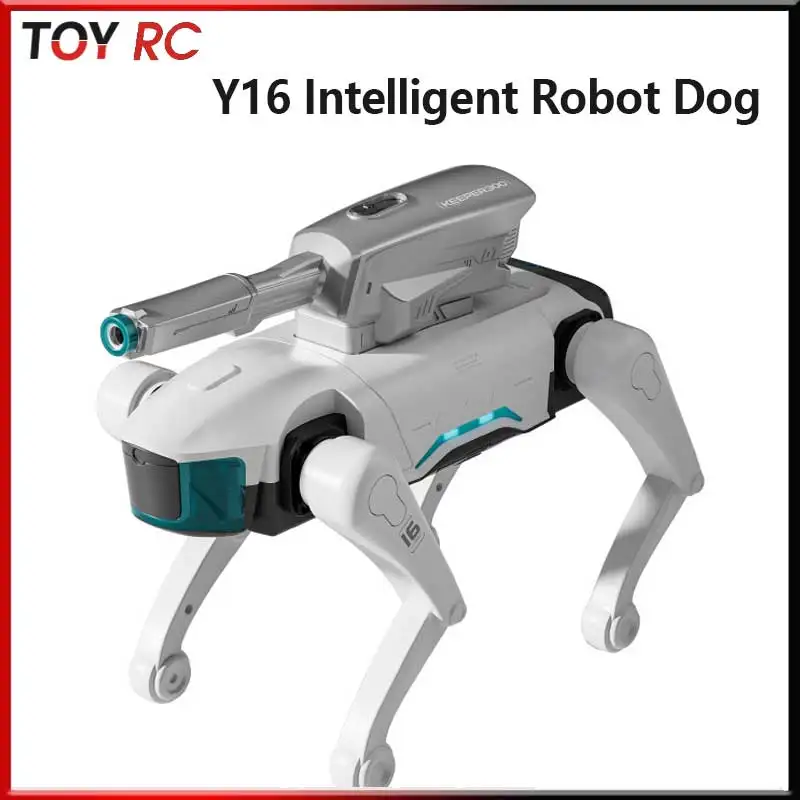Y16 Intelligent Robot Dog Children Water Bullets Remote Control Programming Robot Dog Artificial Ai Technology Toy