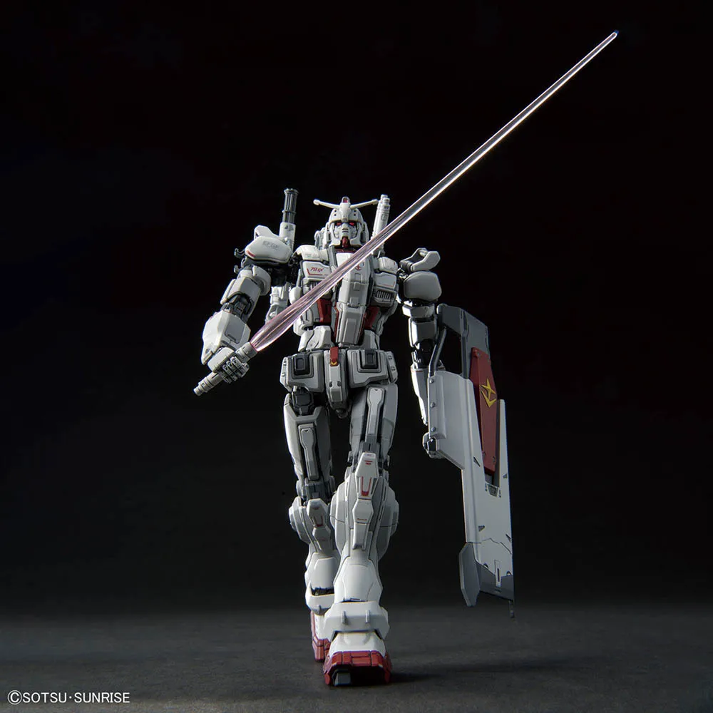 [متوفر] بانداي جاندام HG 1/144 RX-78(G)E Gundam EX (RFV) تجميع لطيف أنيمي عمل الشكل حلية أطقم منمذجة لعبة الهدايا