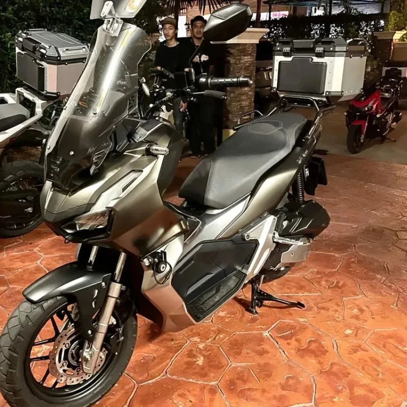 Factory Hot Selling  85L Silver+Black Motorbike Delivery Big Top Aluminum Alloy Tail Box